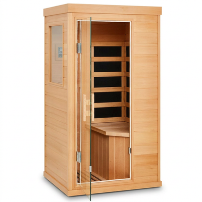 Mini Sauna, Low Emf Far Infrared Sauna, Home Spa Sauna with Bluetooth Speakers