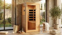 Mini Sauna, Low Emf Far Infrared Sauna, Home Spa Sauna with Bluetooth Speakers — Lifestyle